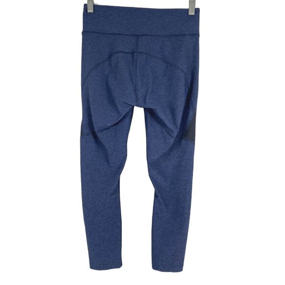Outdoor Voices Crop Leggings‎ Two Tone Blue Gray Athletic Women's Small - Picture 4 of 6